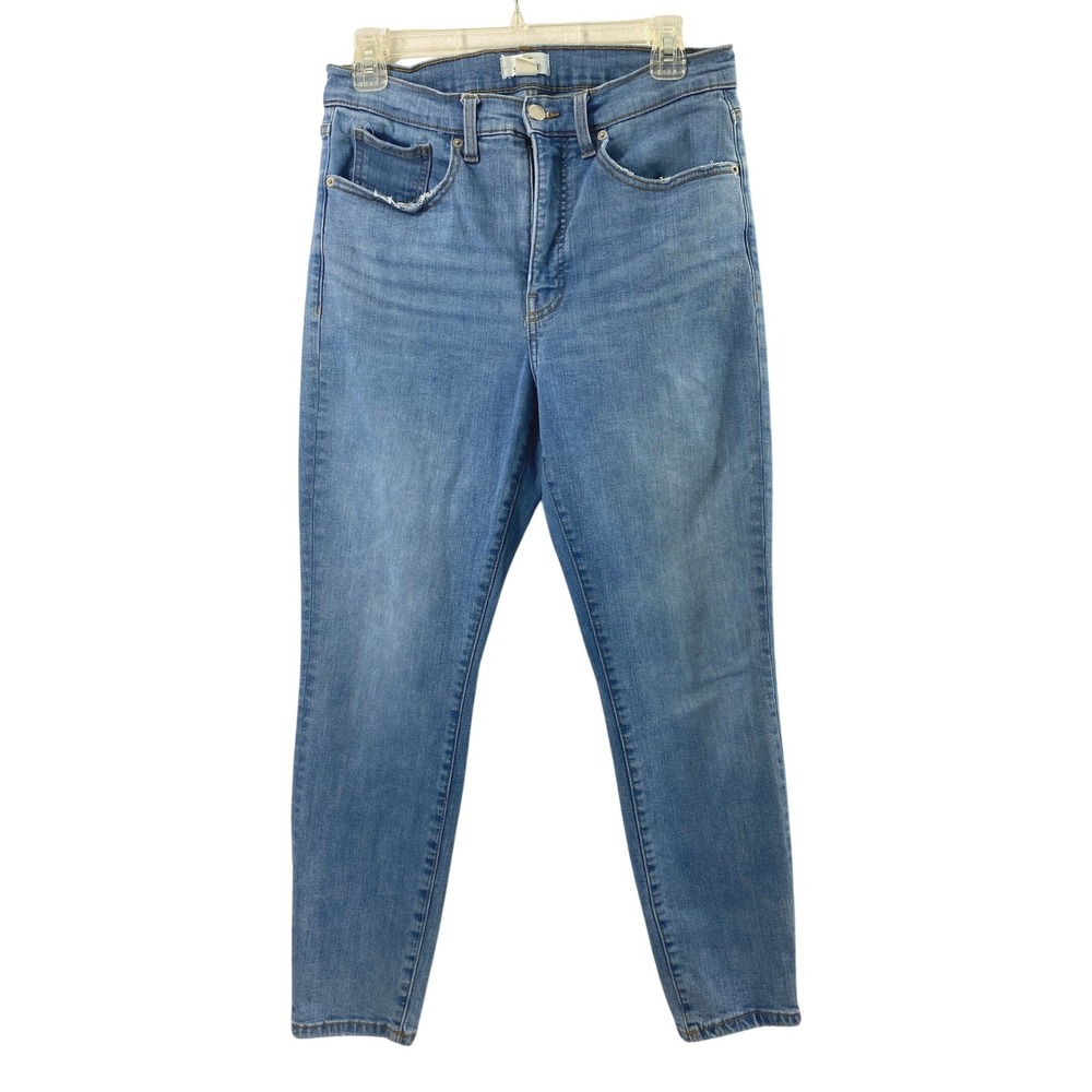 M jeans by Maurices Sculpt Jeans Women 10 Short High Rise Skinny Distressed Blue